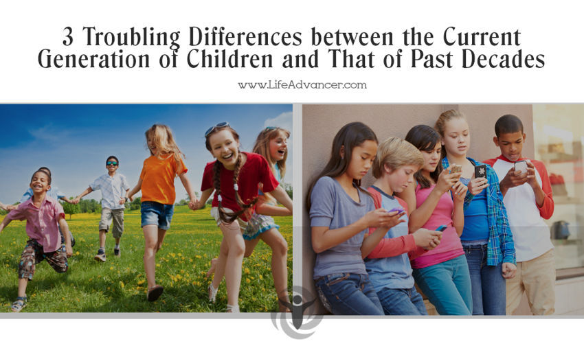 3 Troubling Differences between the Current Generation of Children That of Past Decades